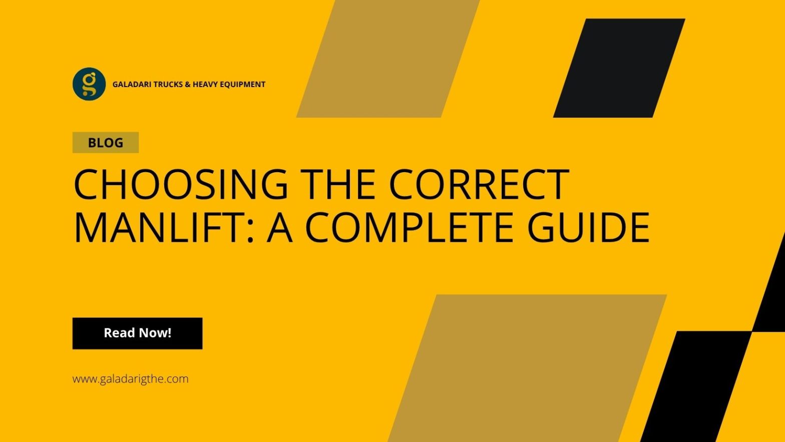 Choosing the Correct Manlift: A Complete Guide