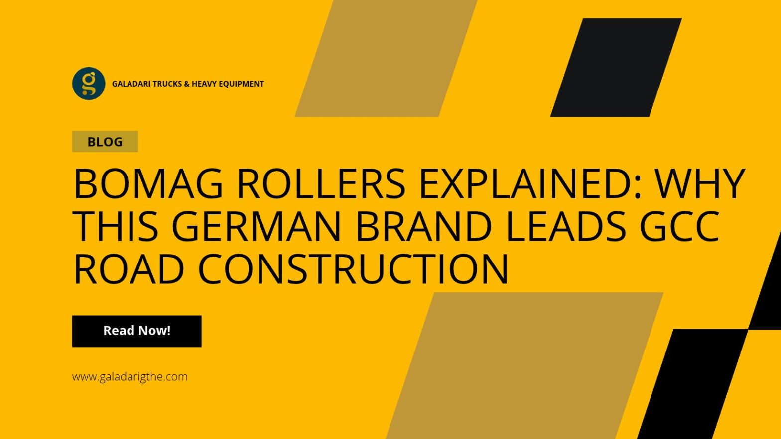 Bomag Rollers Explained: Why This German Brand Leads GCC Road Construction